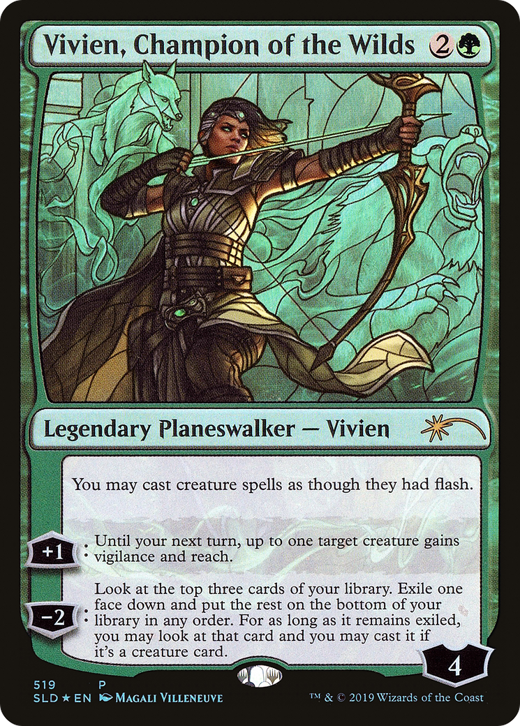 Vivien, Champion of the Wilds | Secret Lair Drop #519 [foil]