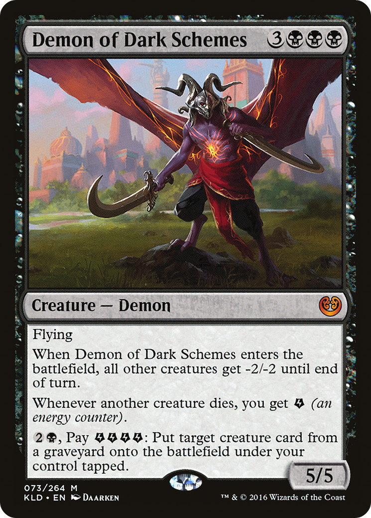 Demon of Dark Schemes | Kaladesh #73 [foil]