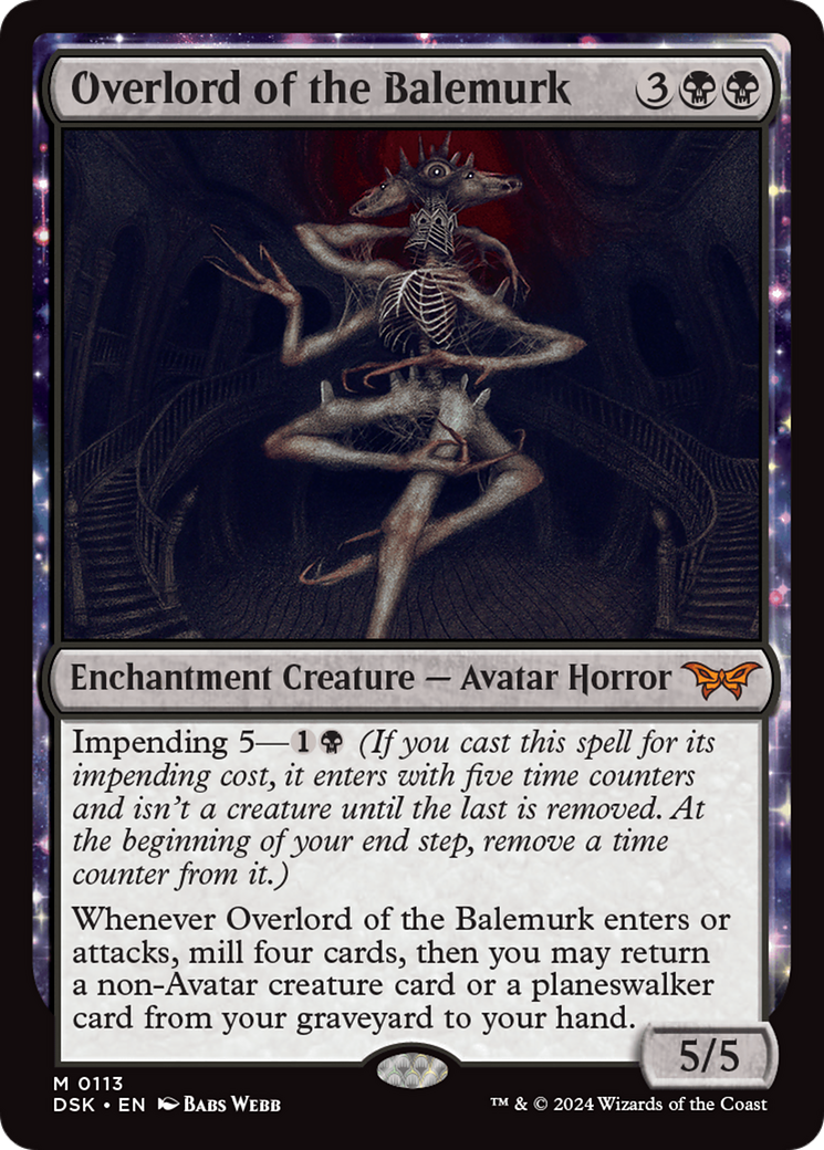 Overlord of the Balemurk | Duskmourn: House of Horror #113