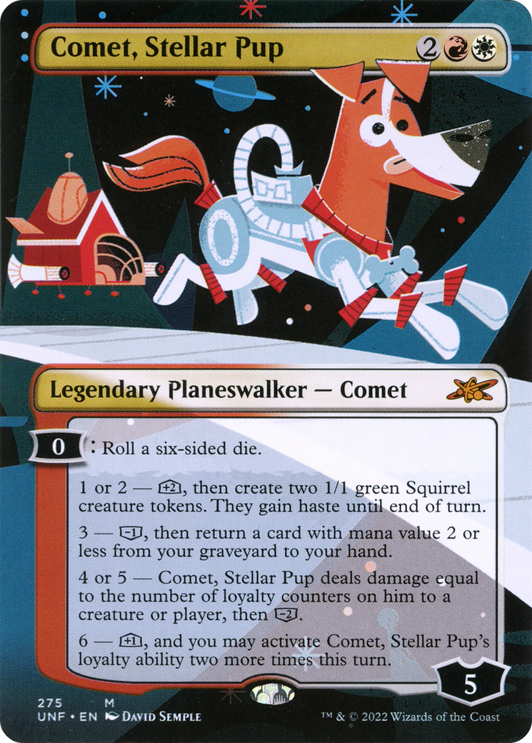 Comet, Stellar Pup | Unfinity #275 [foil]