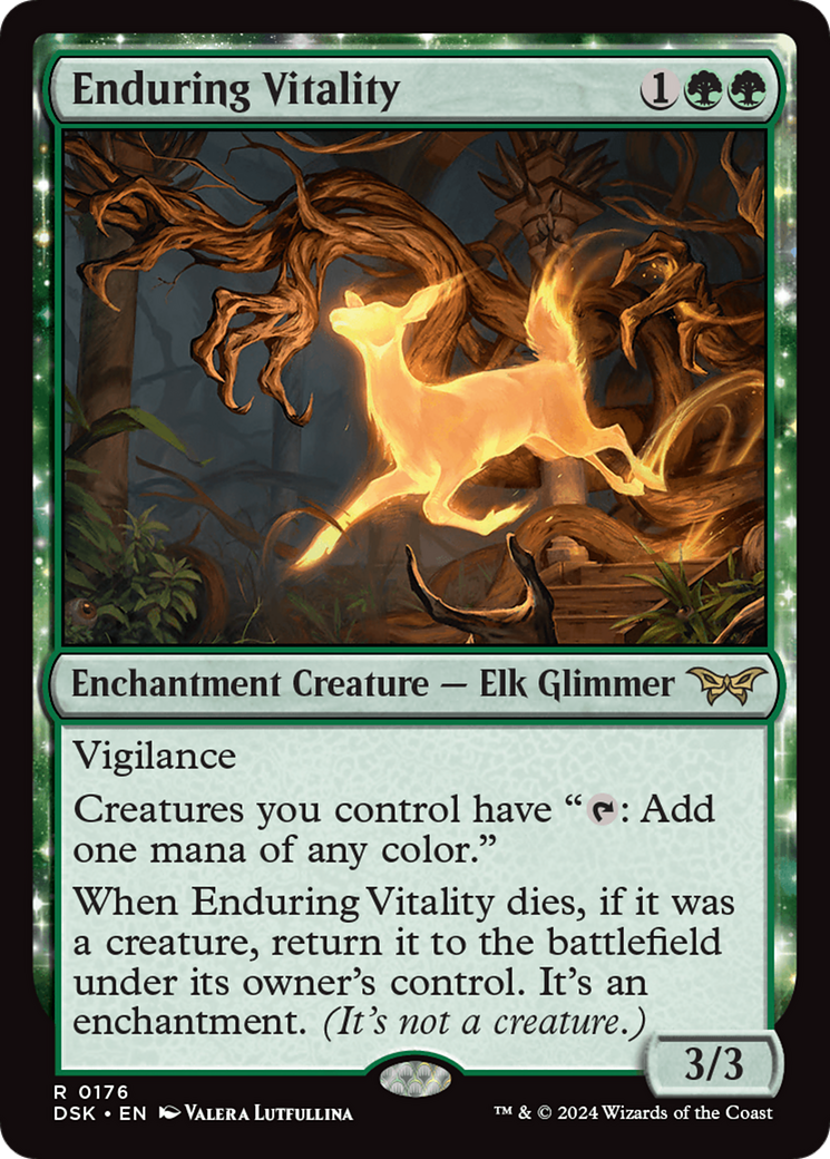 Enduring Vitality | Duskmourn: House of Horror #176 [foil]