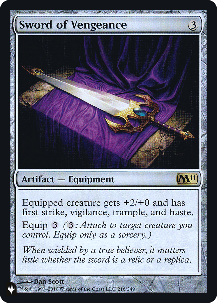 Sword of Vengeance | The List #M11-216 [foil]