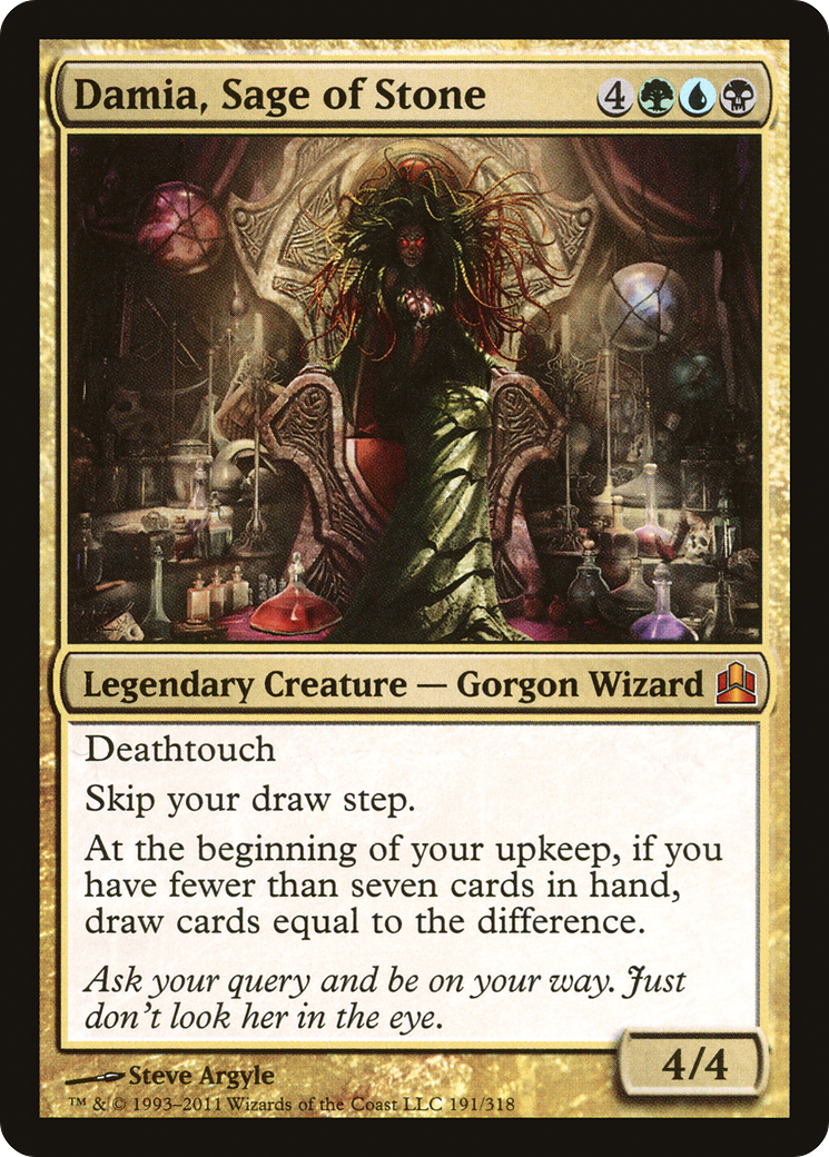 Damia, Sage of Stone | Commander 2011 #191