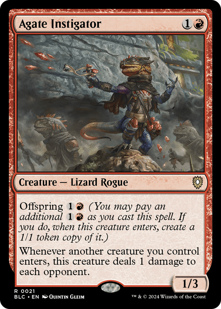 Agate Instigator | Bloomburrow Commander #21