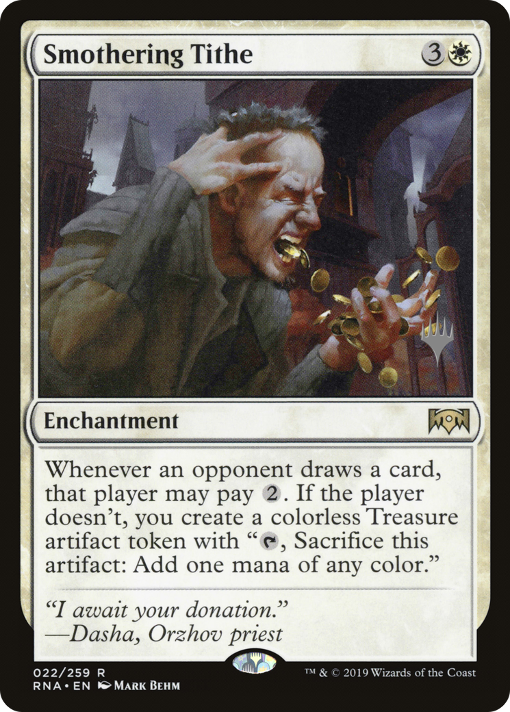 Smothering Tithe | Ravnica Allegiance Promos #22p [foil]