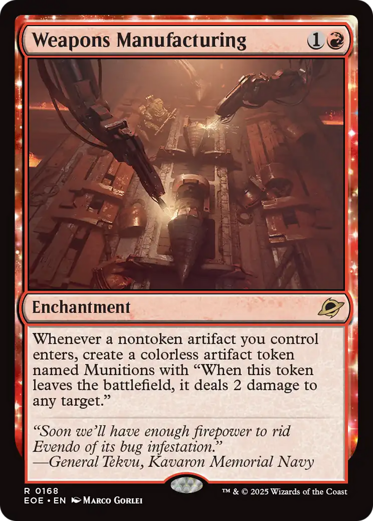 Weapons Manufacturing | Edge of Eternities #168 [foil]