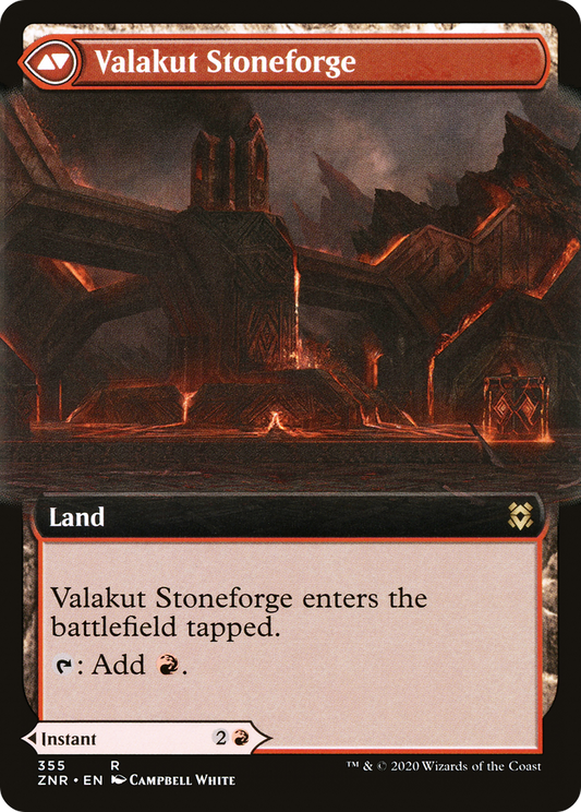 Valakut Awakening // Valakut Stoneforge | Zendikar Rising #355