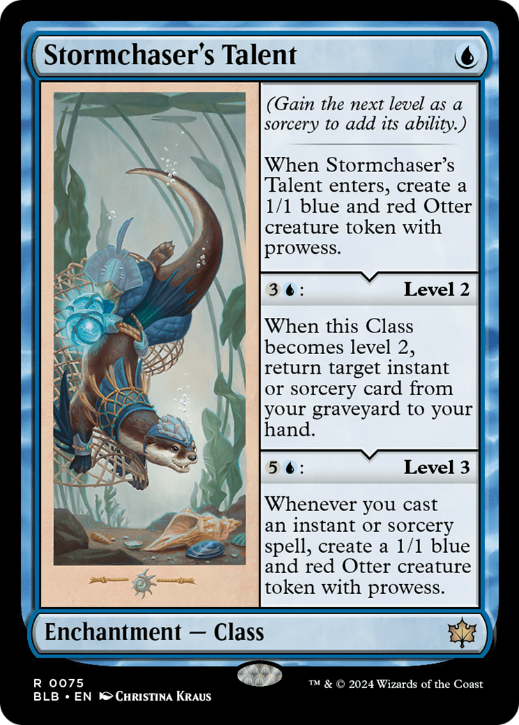 Stormchaser's Talent | Bloomburrow #75 [foil]