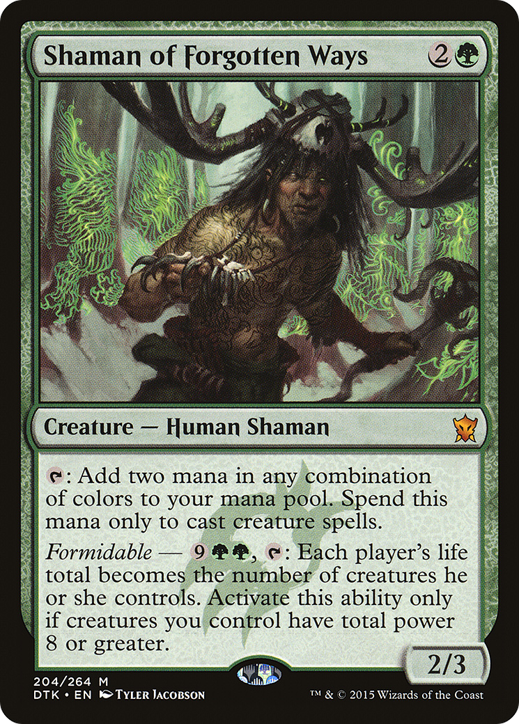 Shaman of Forgotten Ways | Dragons of Tarkir #204