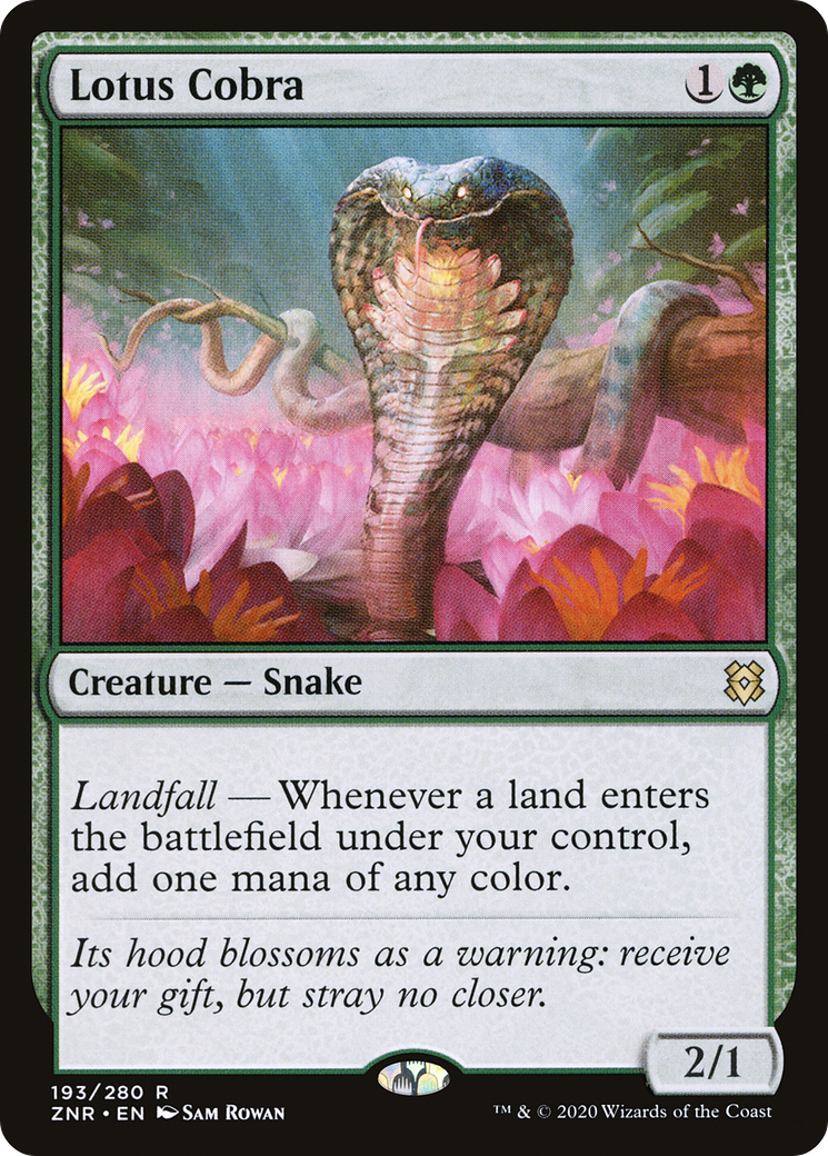 Lotus Cobra | Zendikar Rising #193 [foil]