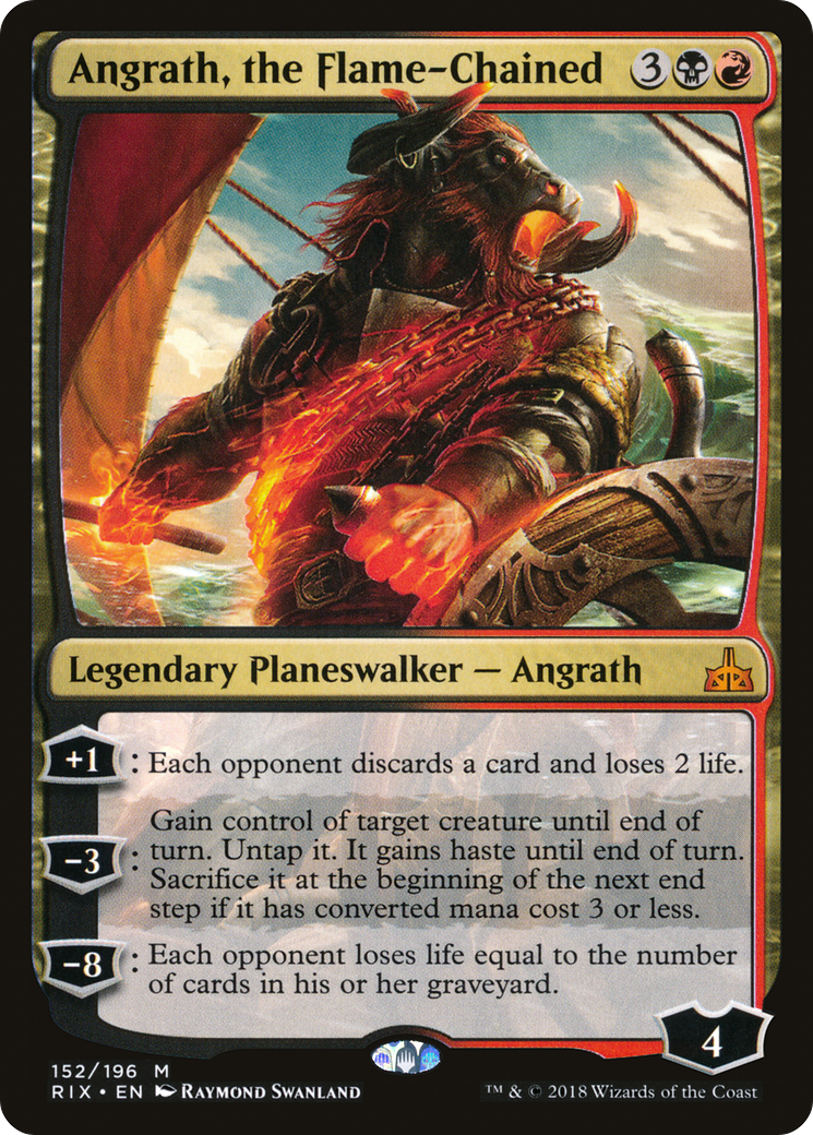 Angrath, the Flame-Chained | Rivals of Ixalan #152