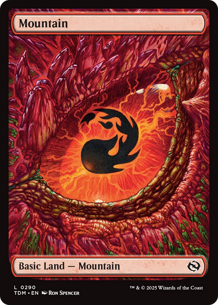 Mountain | Tarkir: Dragonstorm #290 [foil]