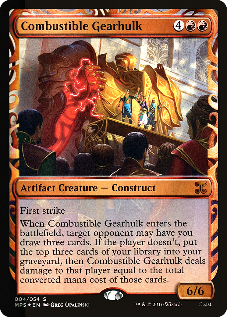 Combustible Gearhulk | Kaladesh Inventions #4 [foil]