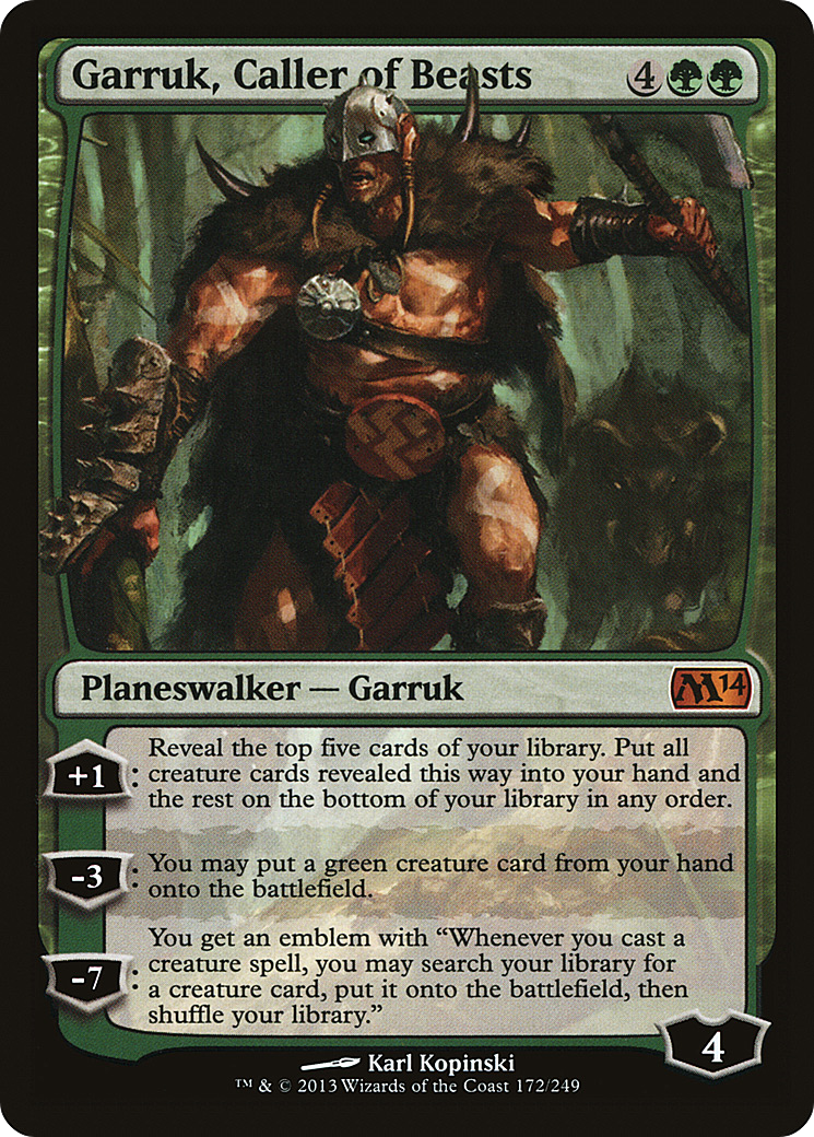 Garruk, Caller of Beasts | Magic 2014 #172