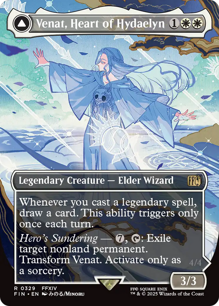 Venat, Heart of Hydaelyn // Hydaelyn, the Mothercrystal | Final Fantasy #329 [foil]