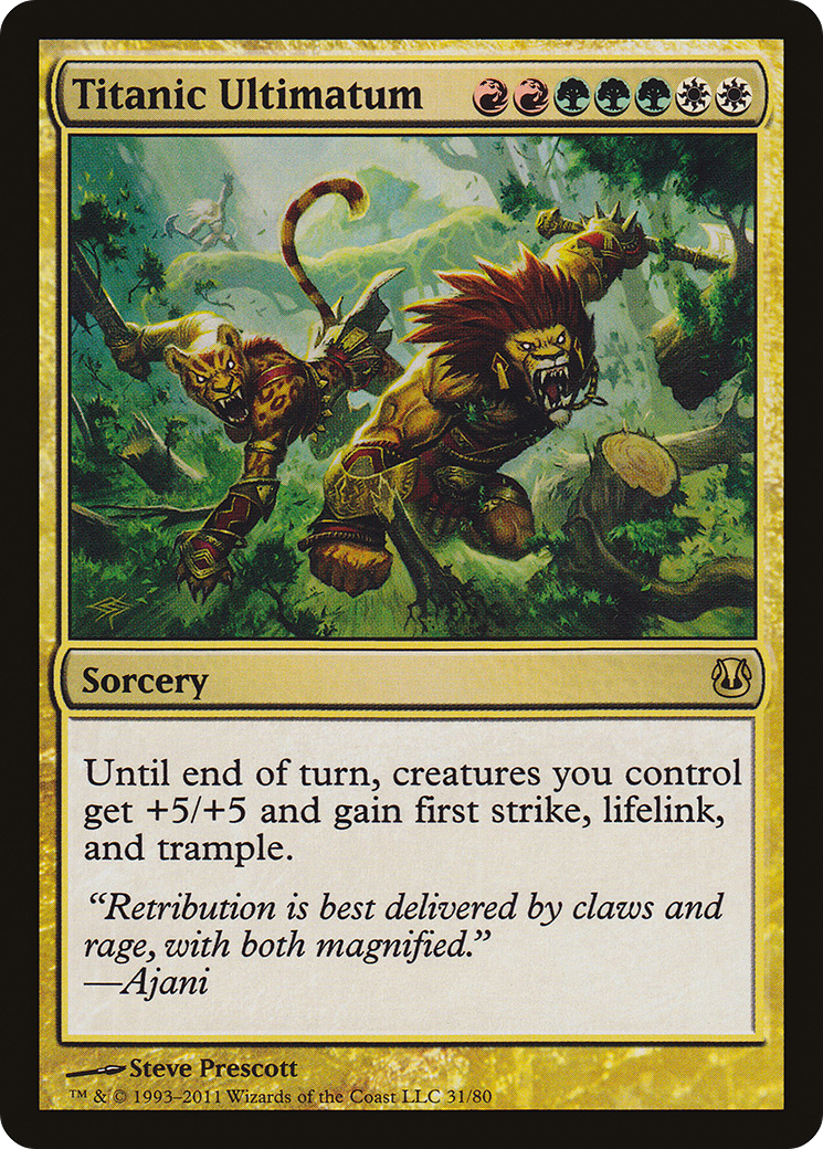Titanic Ultimatum | Duel Decks: Ajani vs. Nicol Bolas #31