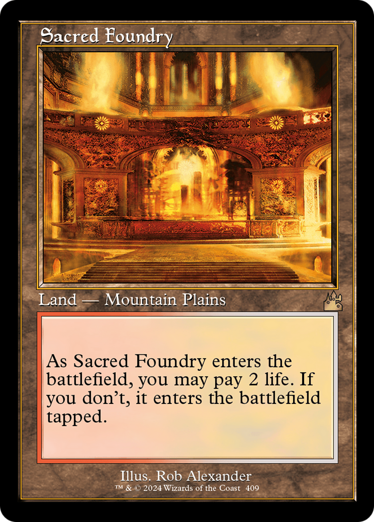 Sacred Foundry | Ravnica Remastered #409 [foil]