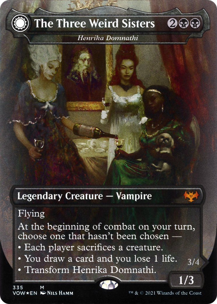 Henrika Domnathi // Henrika, Infernal Seer | Innistrad: Crimson Vow #335 [foil]