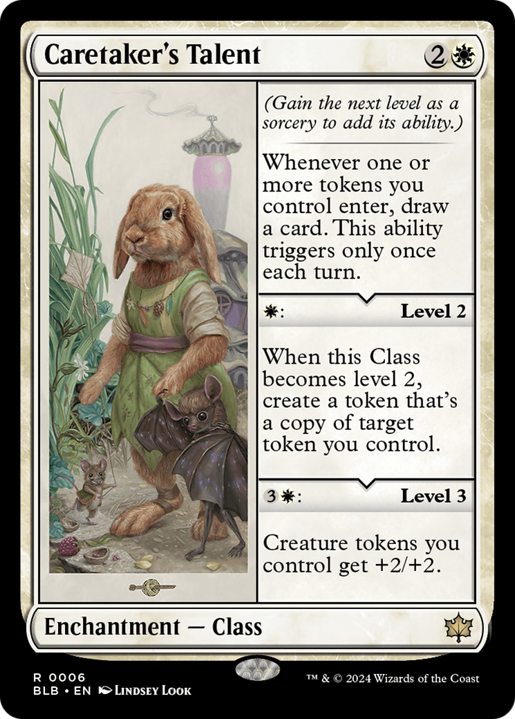 Caretaker's Talent | Bloomburrow #6 [foil]