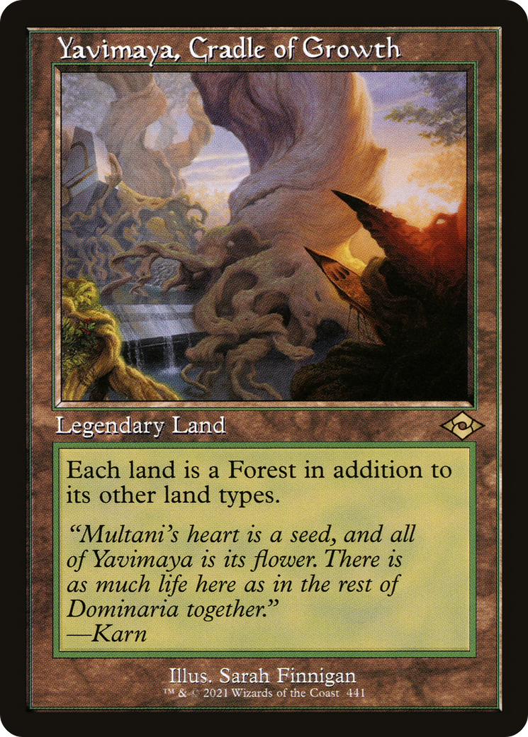 Yavimaya, Cradle of Growth | Modern Horizons 2 #441 [foil]