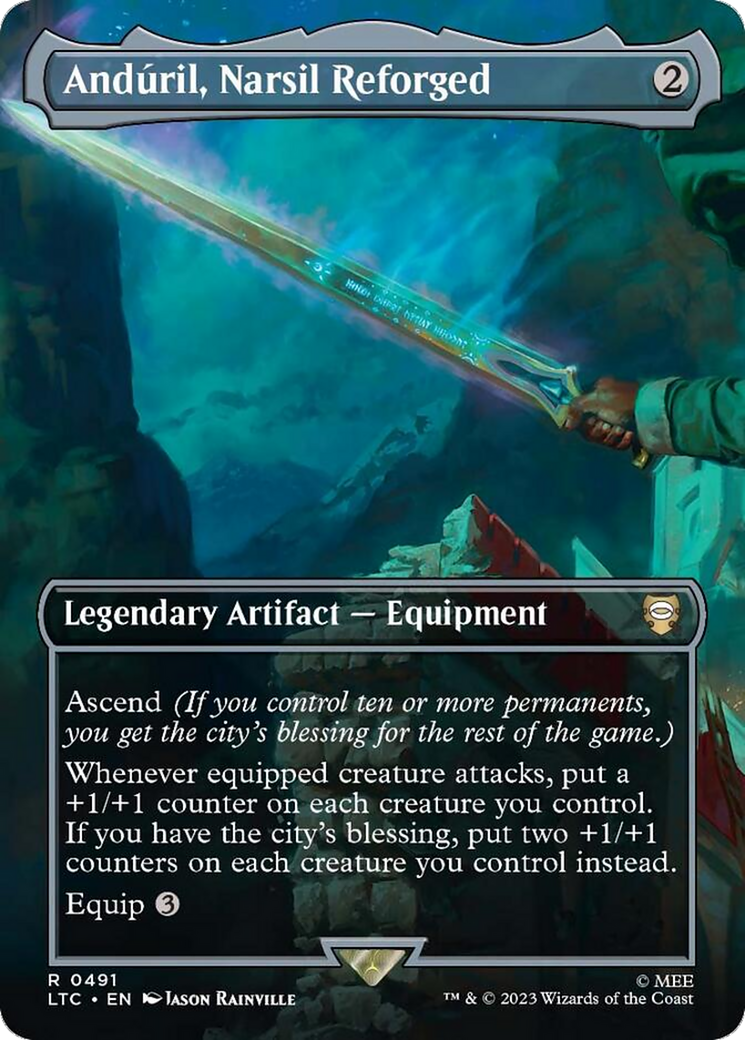 Andúril, Narsil Reforged | Tales of Middle-earth Commander #491 [foil]