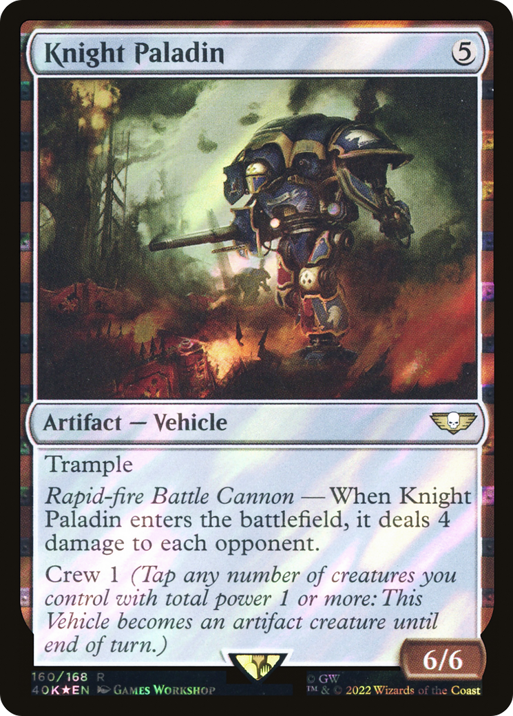 Knight Paladin | Warhammer 40,000 Commander #160s [foil]