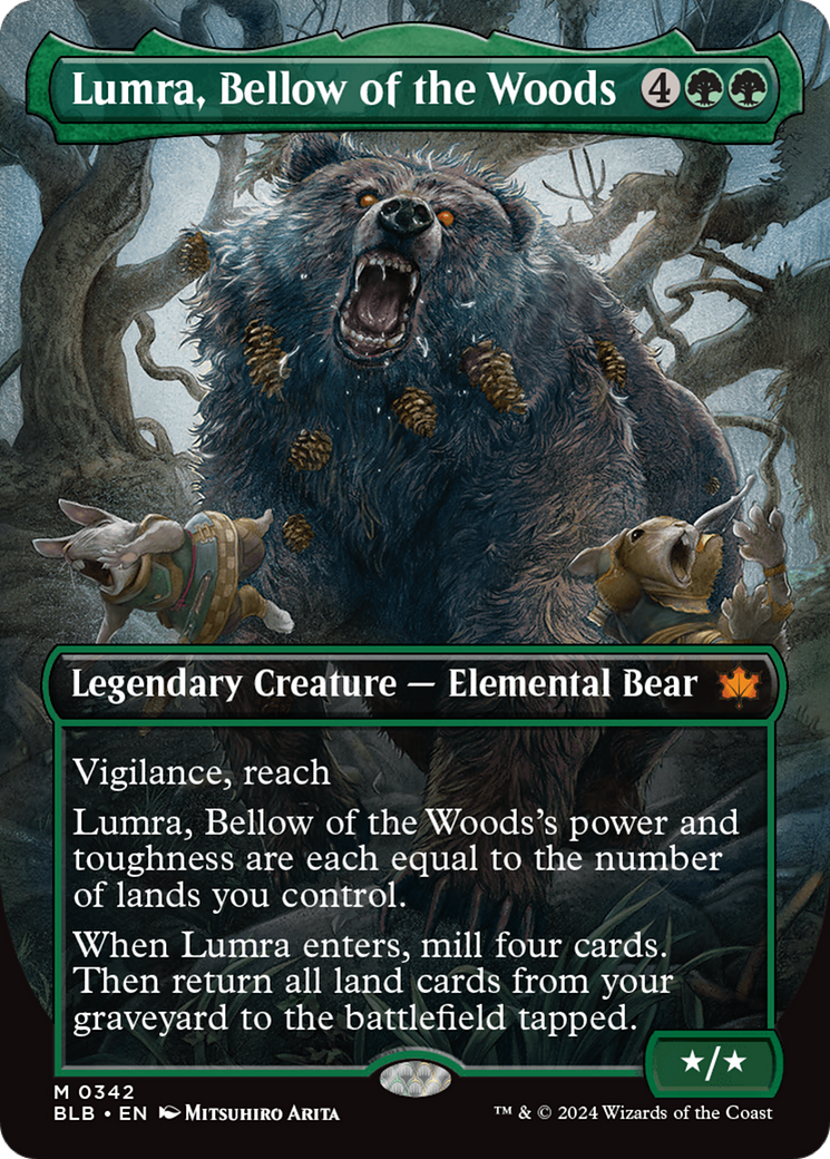 Lumra, Bellow of the Woods | Bloomburrow #342 [foil]