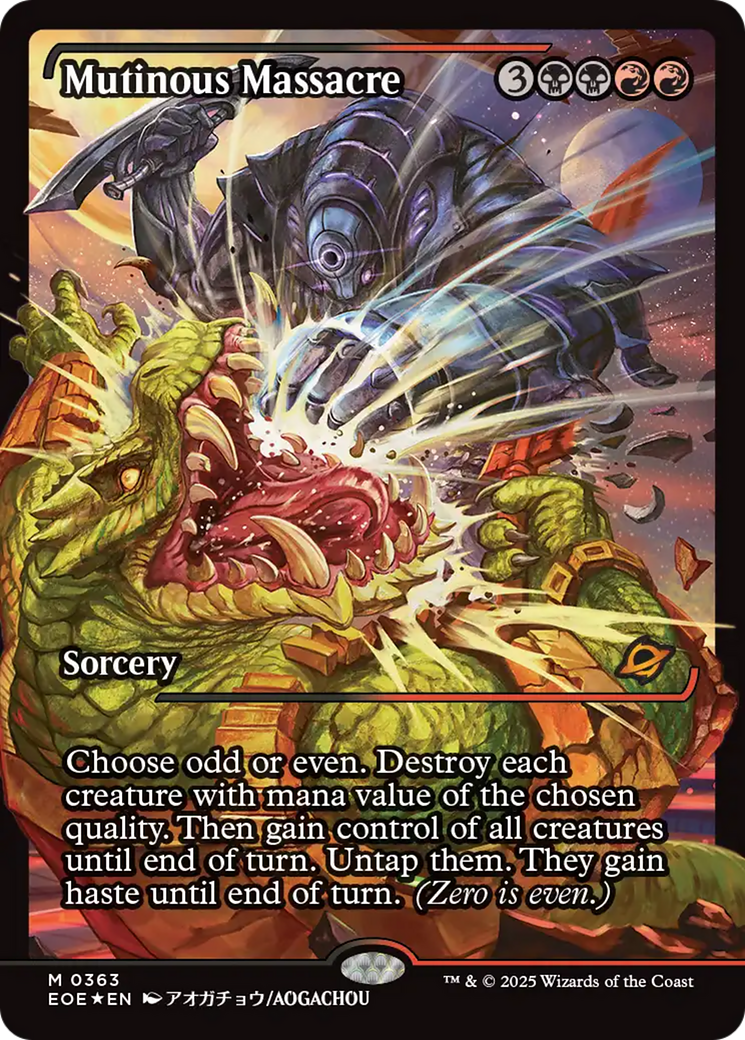 Mutinous Massacre | Edge of Eternities #363 [foil]