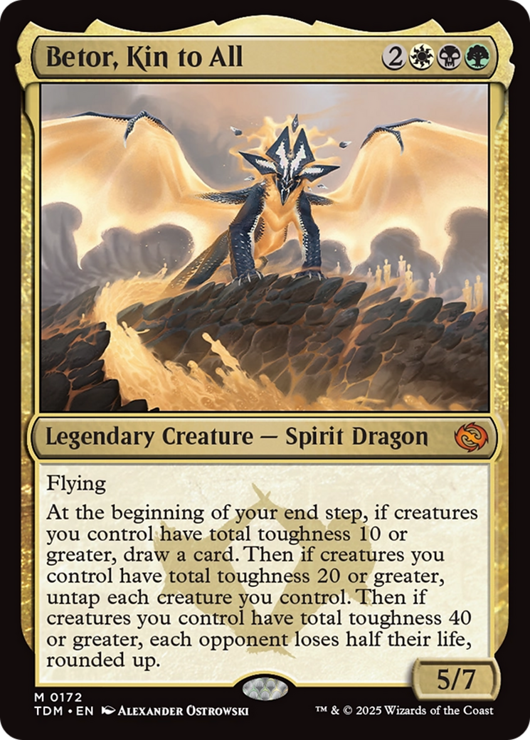 Betor, Kin to All | Tarkir: Dragonstorm #172 [foil]