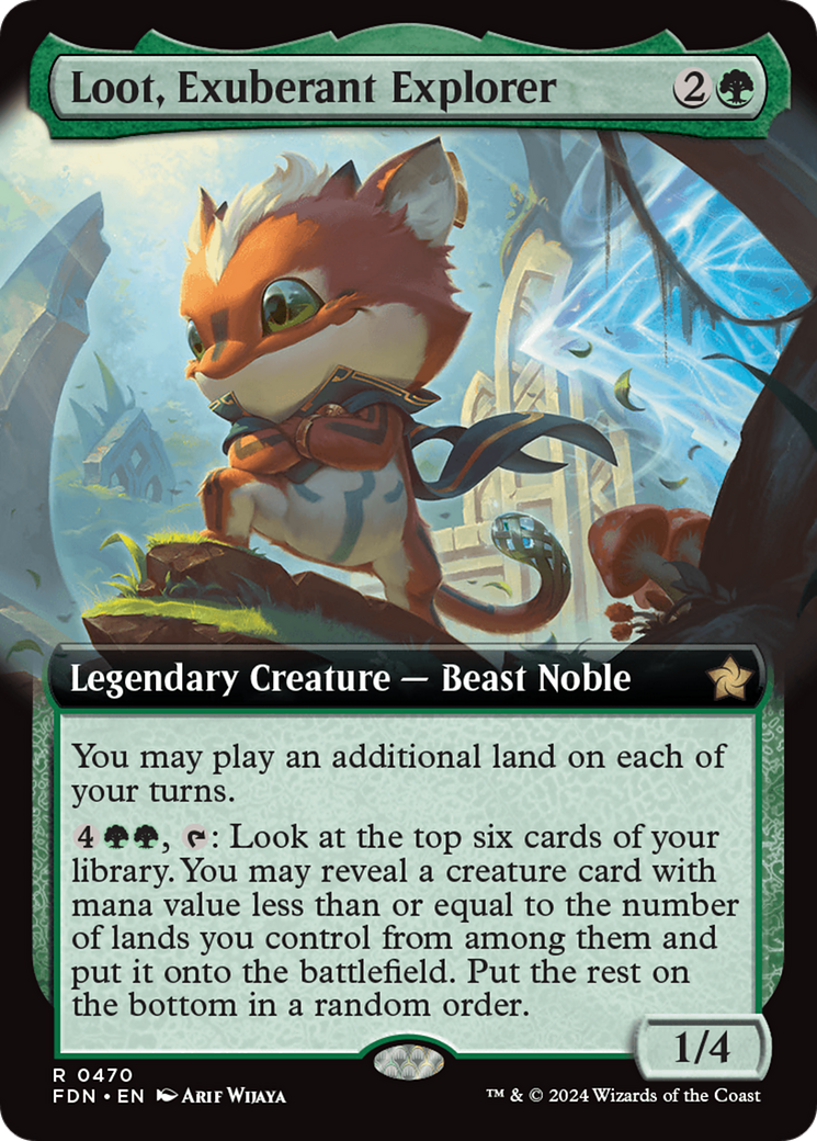 Loot, Exuberant Explorer | Foundations #470 [foil]