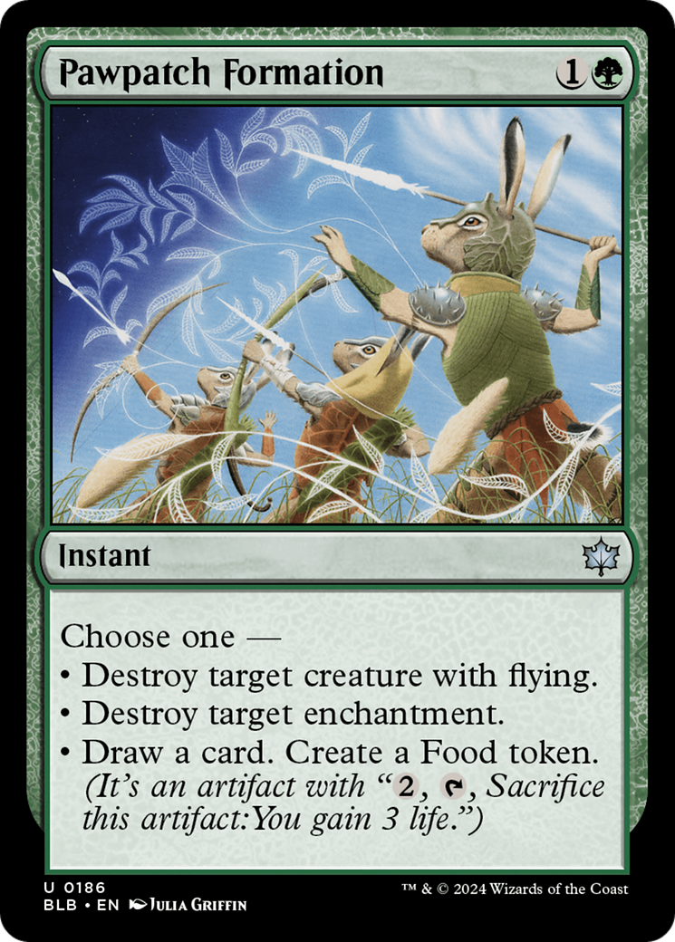Pawpatch Formation | Bloomburrow #186 [foil]
