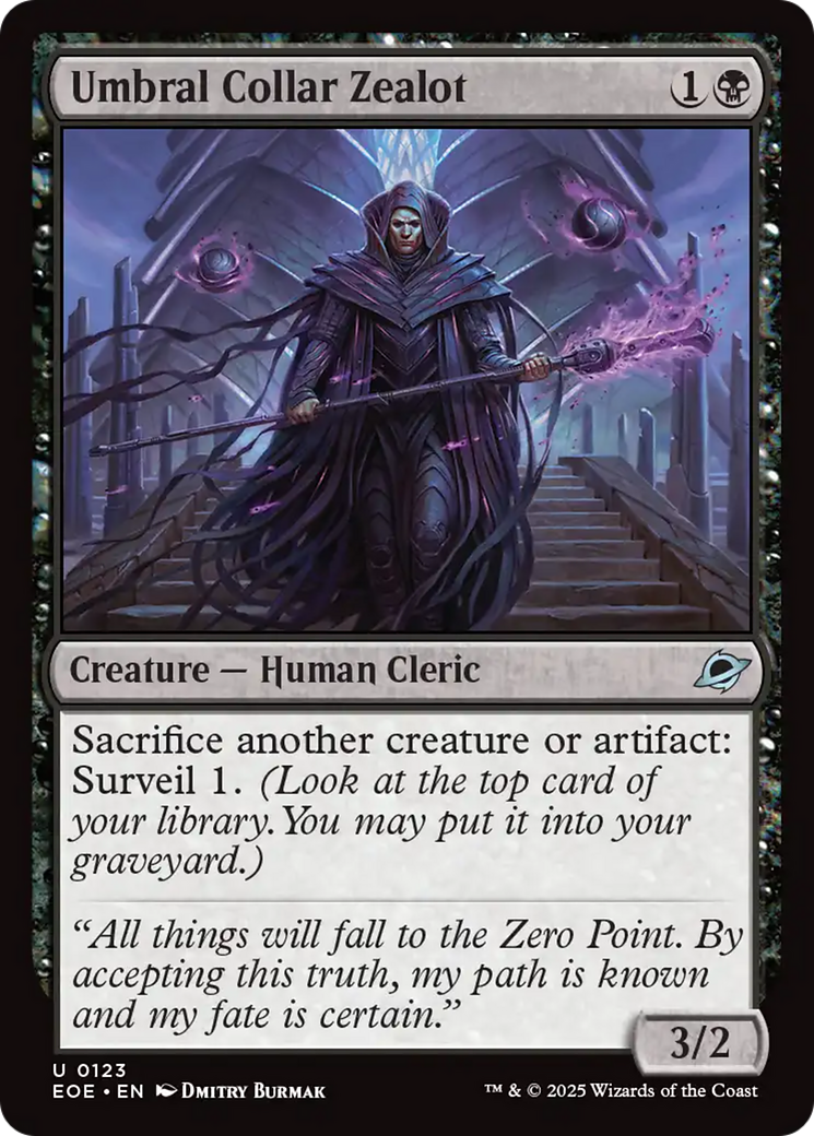 Umbral Collar Zealot | Edge of Eternities #123 [foil]