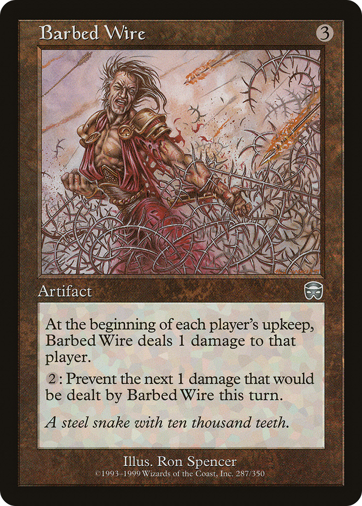 Barbed Wire | Mercadian Masques #287