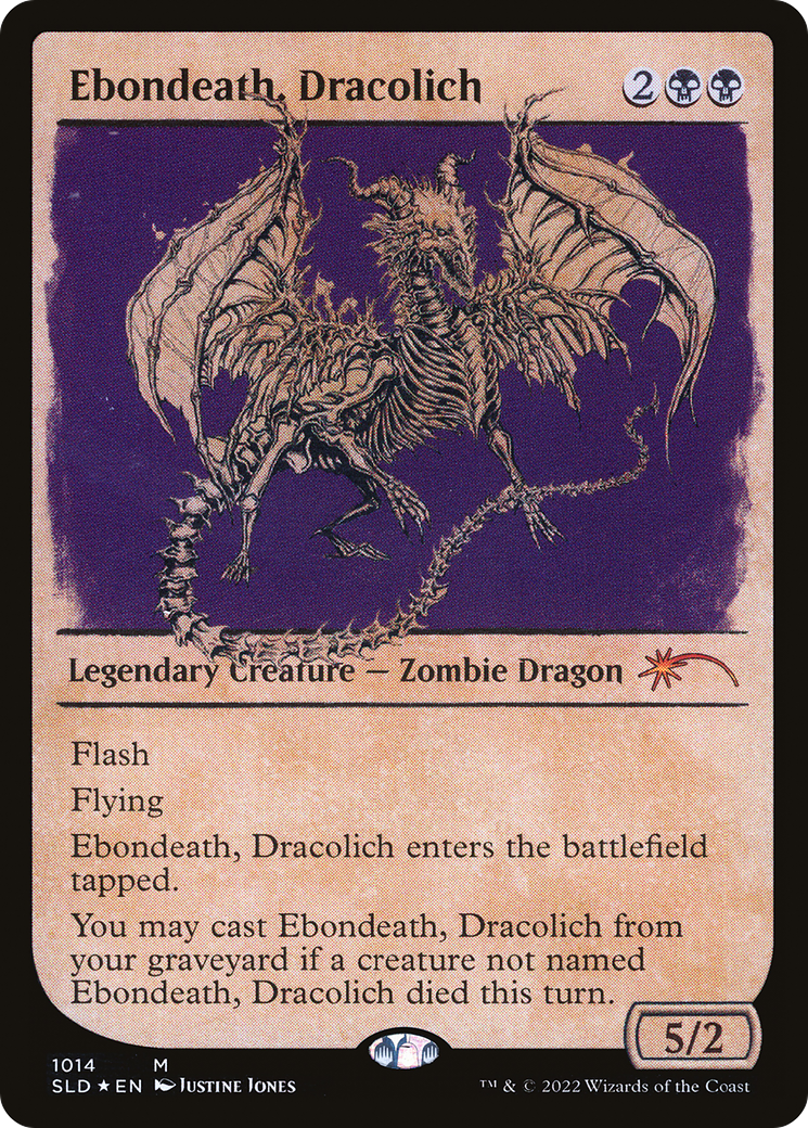Ebondeath, Dracolich | Secret Lair Drop #1014 [foil]