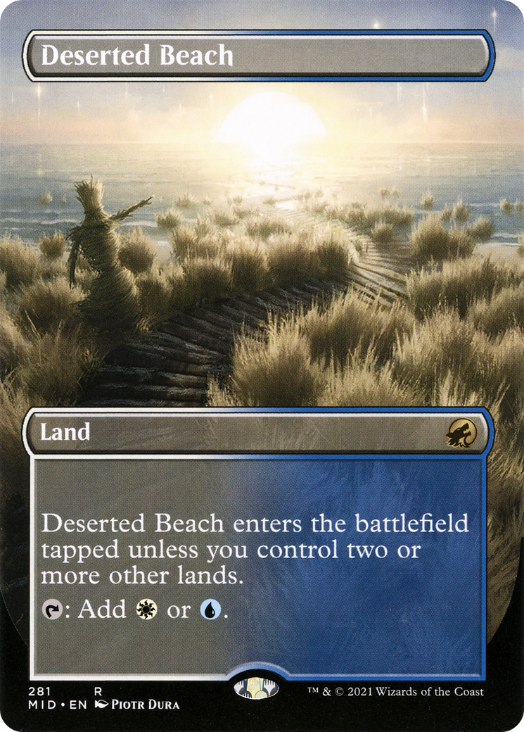 Deserted Beach | Innistrad: Midnight Hunt #281 [foil]