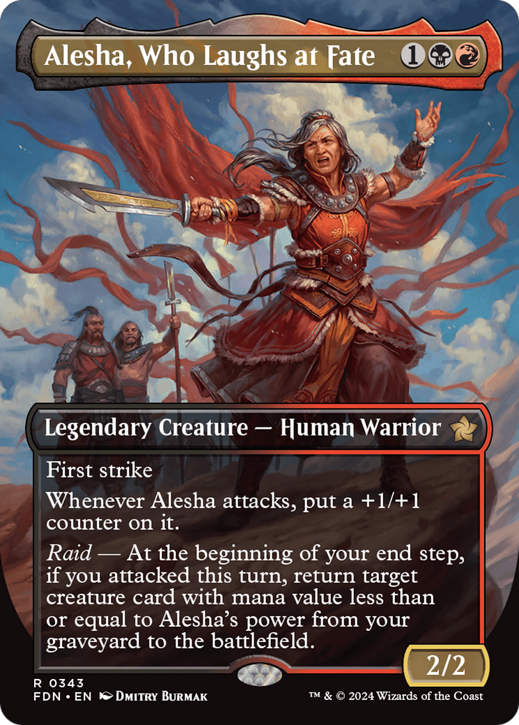 Alesha, Who Laughs at Fate | Foundations #343 [foil]