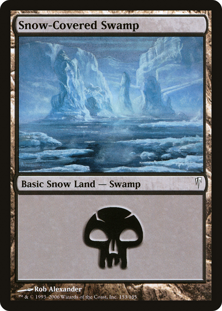 Snow-Covered Swamp | Coldsnap #153 [foil]