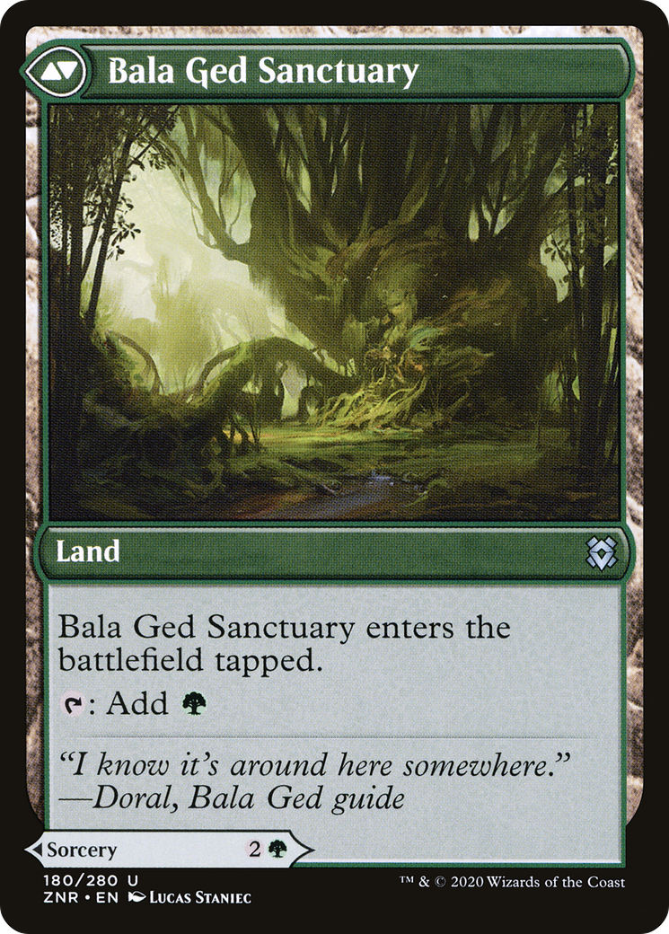 Bala Ged Recovery // Bala Ged Sanctuary | Zendikar Rising #180 [foil]