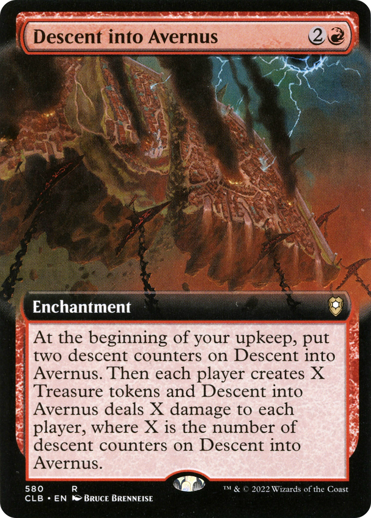 Descent into Avernus | Commander Legends: Battle for Baldur's Gate #580 [foil]