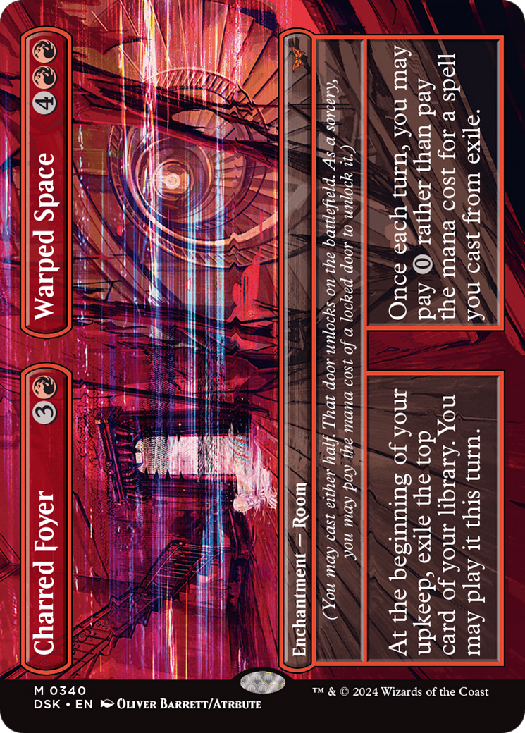Charred Foyer // Warped Space | Duskmourn: House of Horror #340