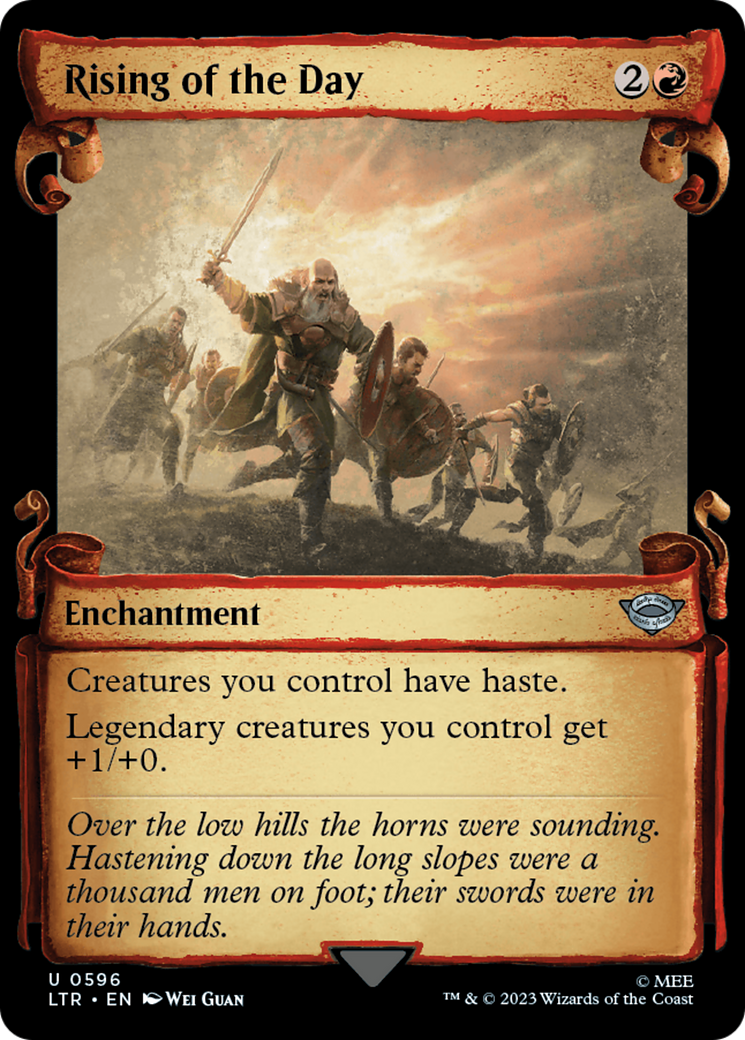 Rising of the Day | The Lord of the Rings: Tales of Middle-earth #596 [foil]