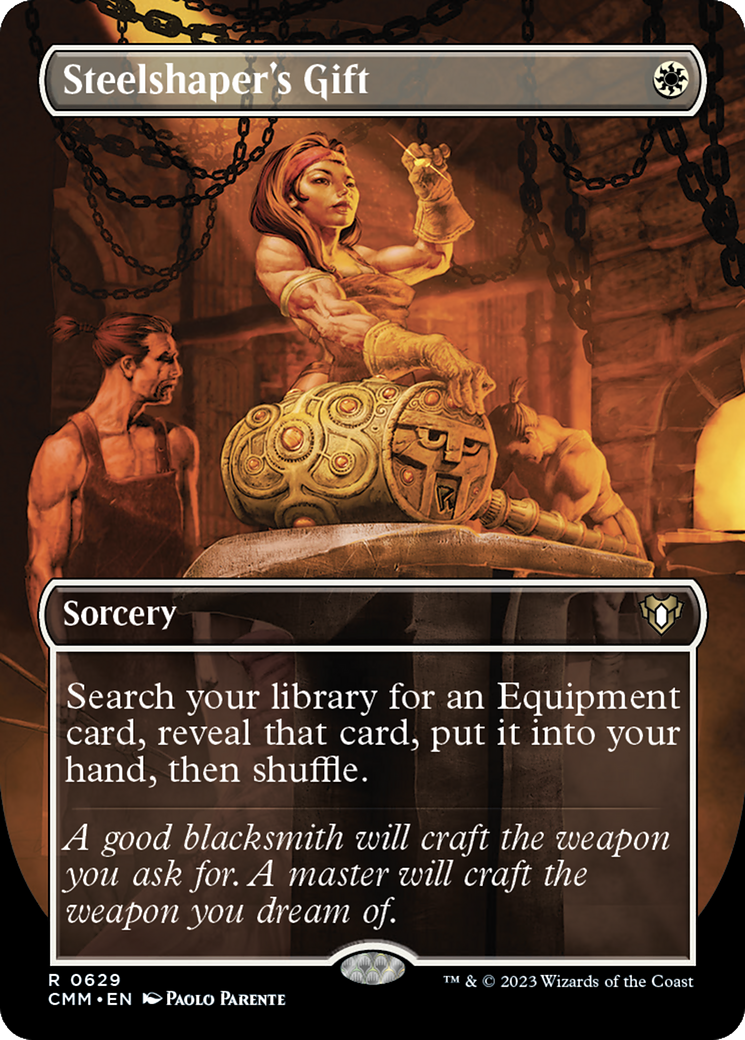 Steelshaper's Gift | Commander Masters #629 [foil]