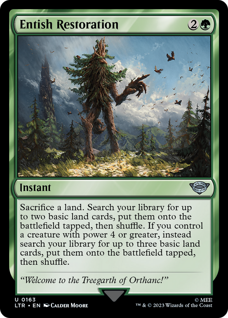 Entish Restoration | The Lord of the Rings: Tales of Middle-earth #163 [foil]