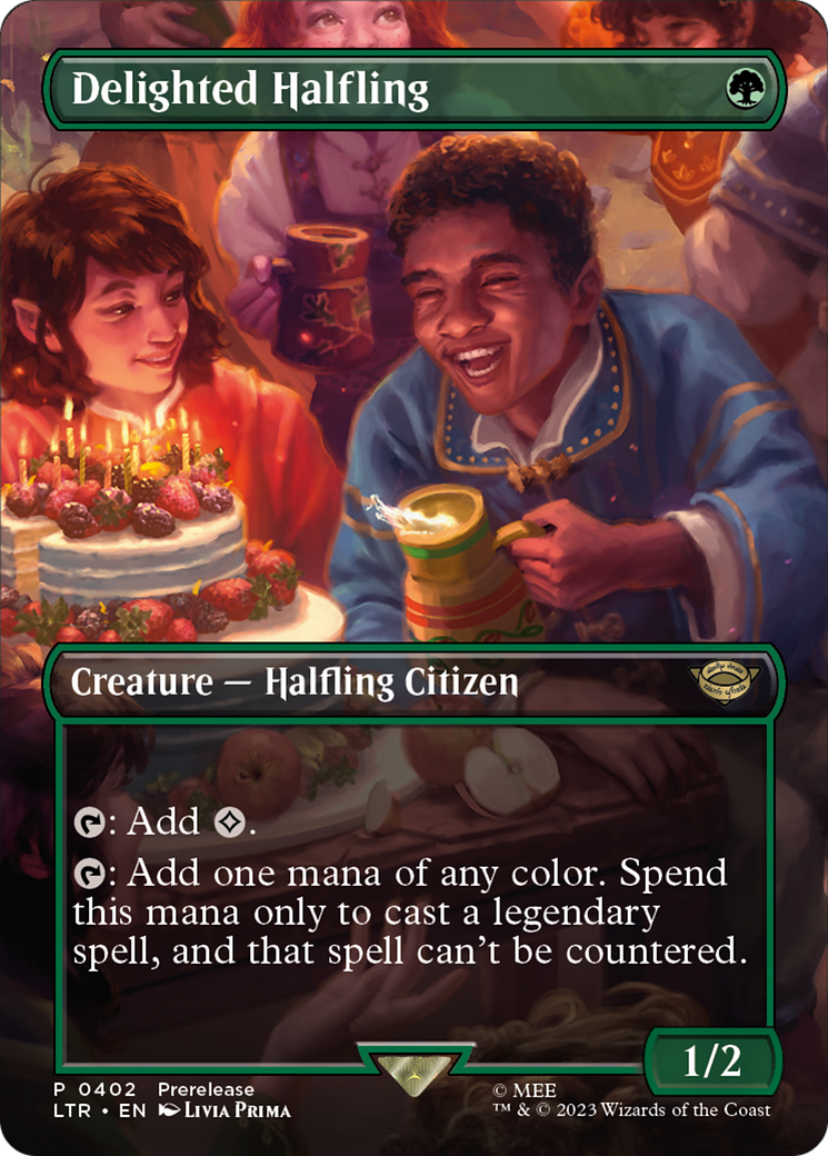 Delighted Halfling | The Lord of the Rings: Tales of Middle-earth #402 [foil]