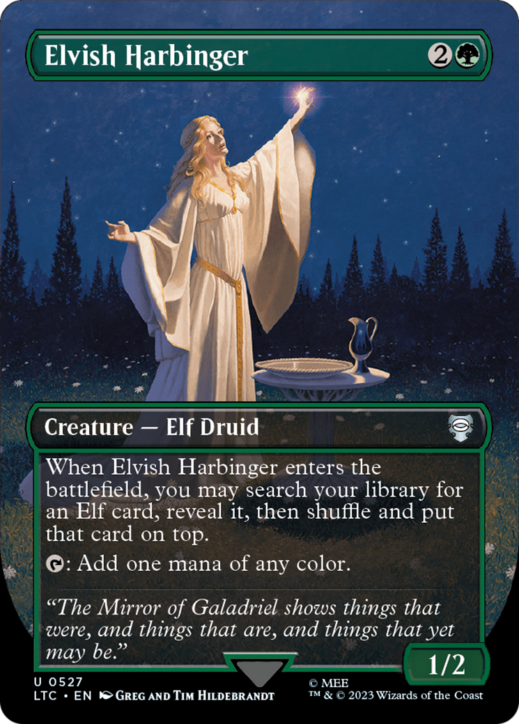 Elvish Harbinger | Tales of Middle-earth Commander #527 [foil]