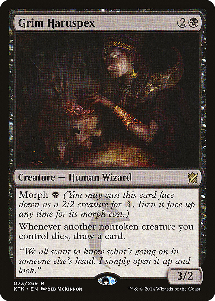 Grim Haruspex | Khans of Tarkir #73