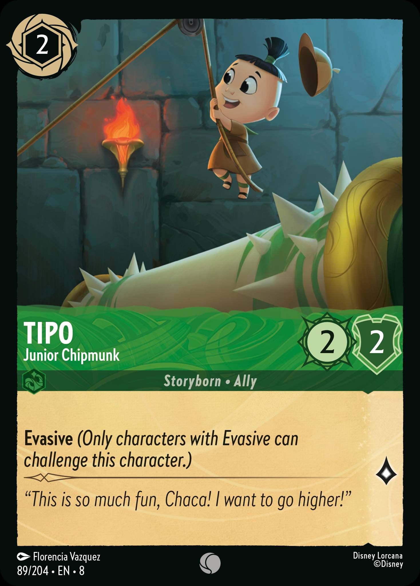 Tipo - Junior Chipmunk | Reign of Jafar #89 [foil]