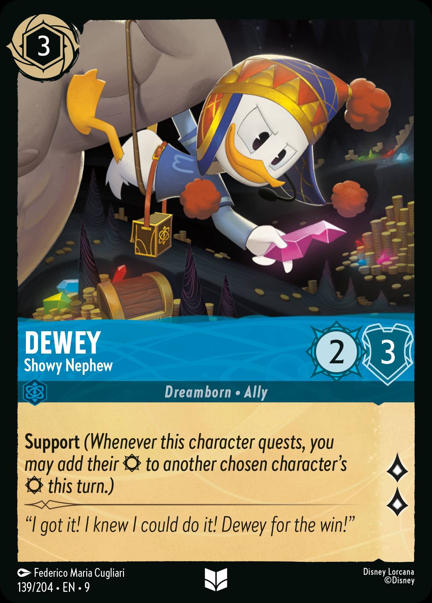 Dewey - Showy Nephew | Fabled #139