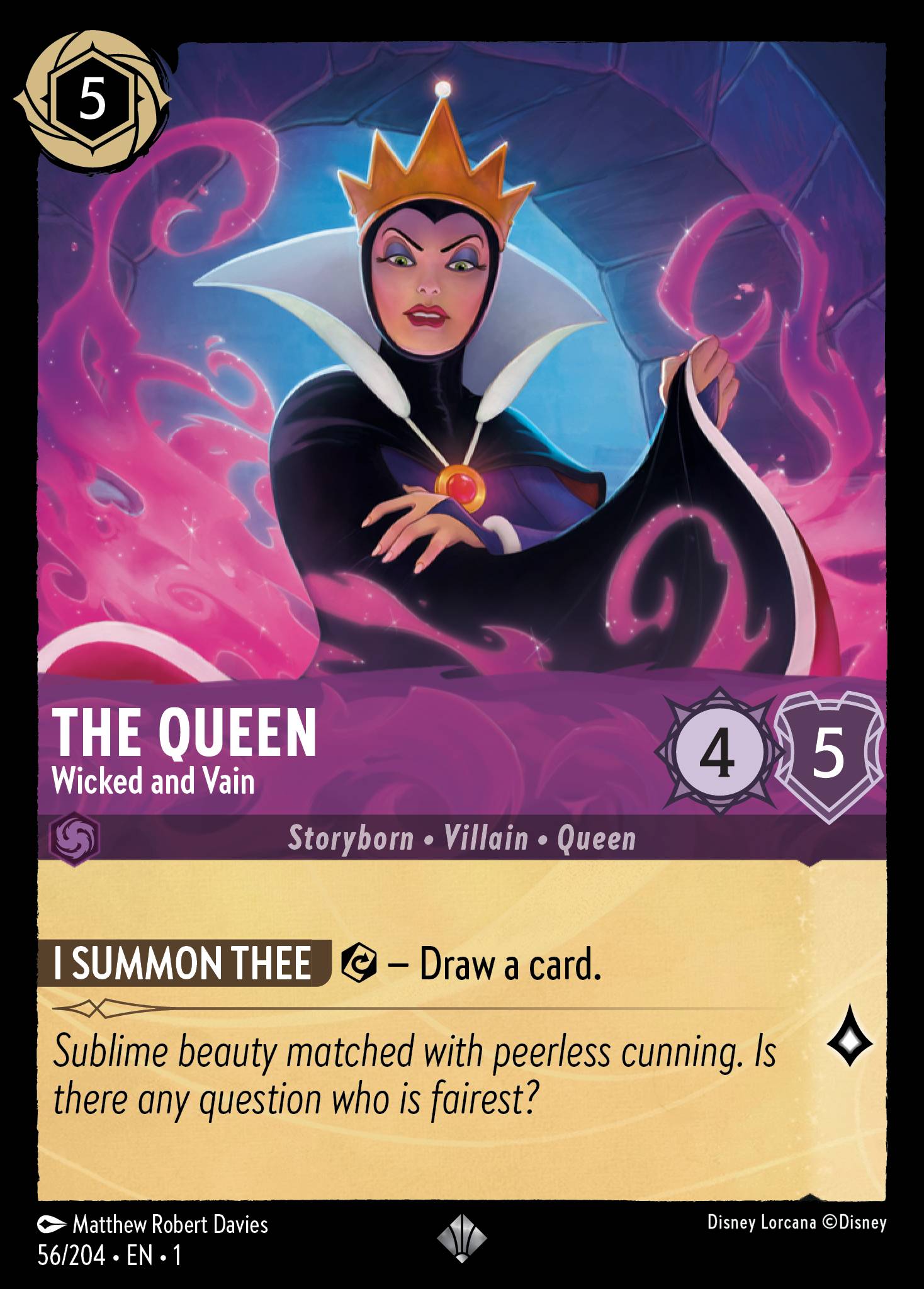 The Queen - Wicked and Vain | The First Chapter #56 [foil]