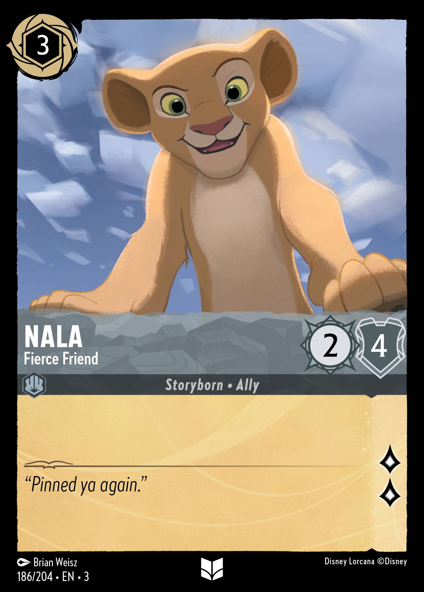 Nala - Fierce Friend | Into the Inklands #186 [foil]